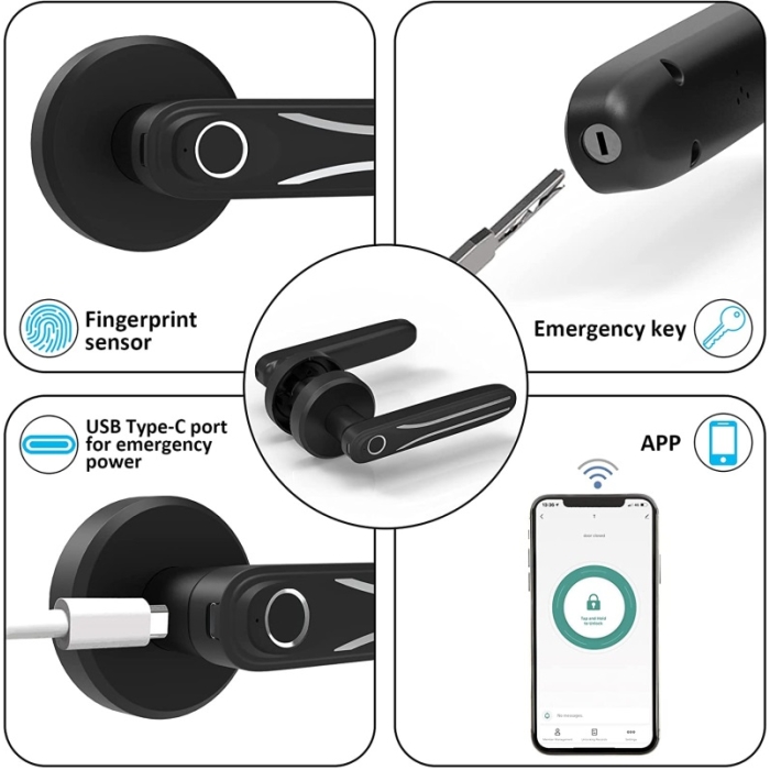 B3 Tuya Bluetooth Smart Deadbolt Lock