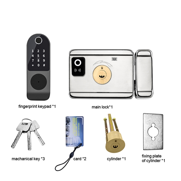 W1D Tuya WiFi Smart Rim Lock